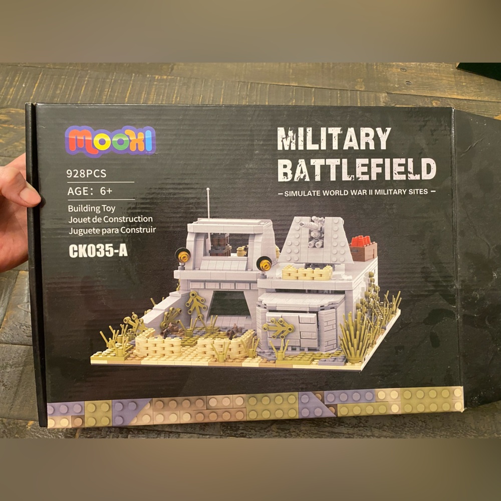 MOOXI WW2 Military Battle Fort Building Block Set 928 PCS